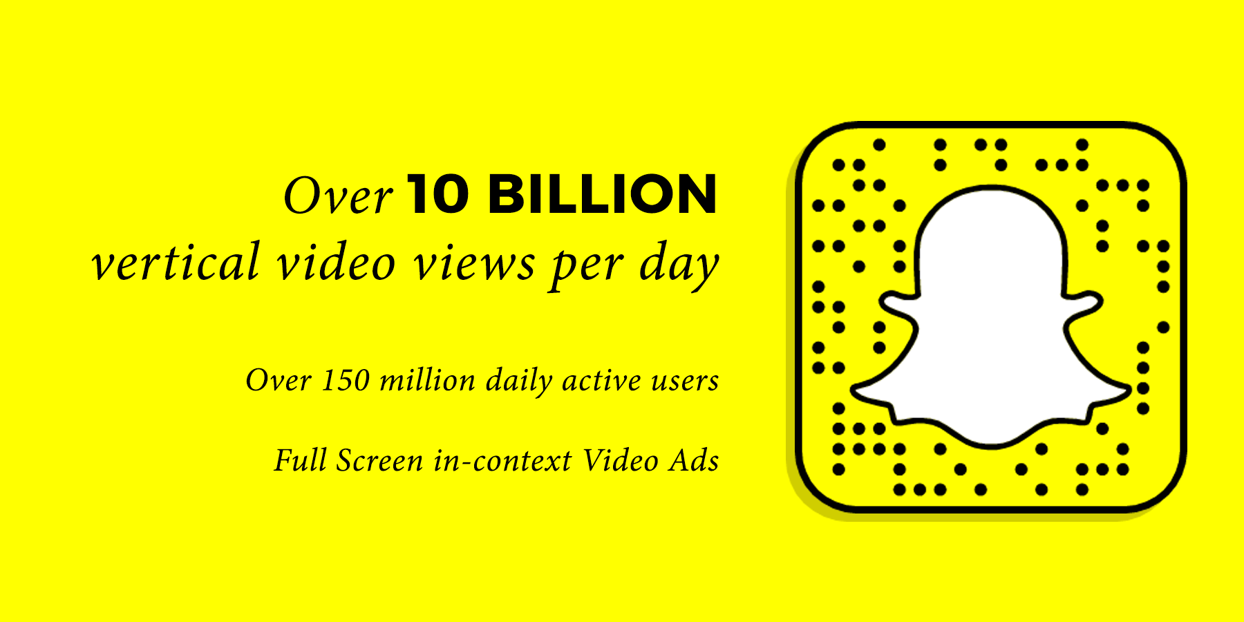 snapchat vertical video stats