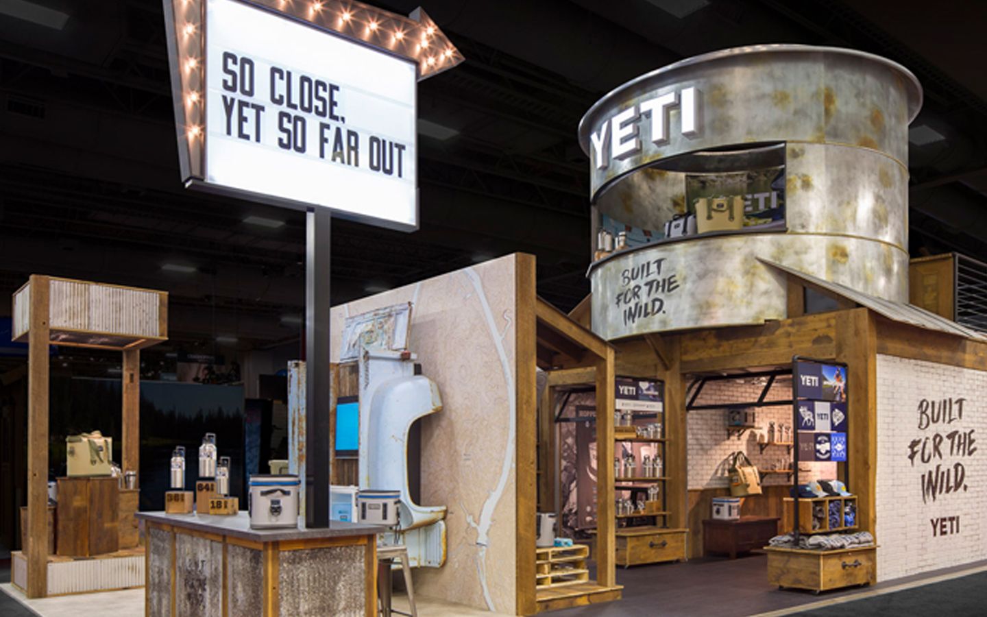 yeti trade show booth design