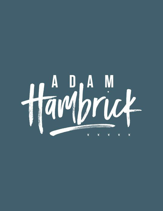 Adam Hambrick logo design