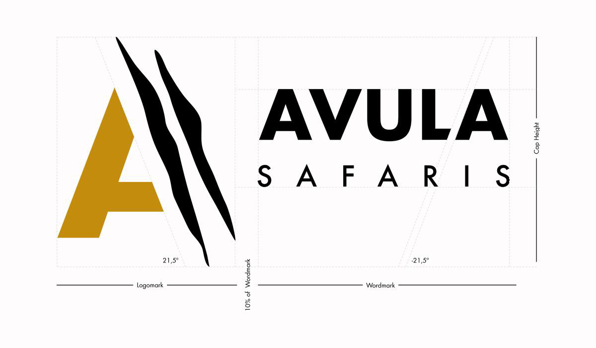 Avula safaris logo design