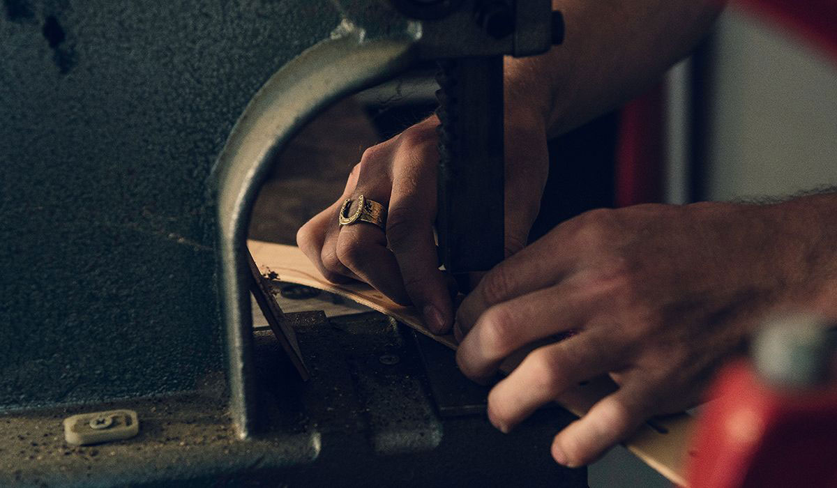 DreamHost brand identity leathercraft