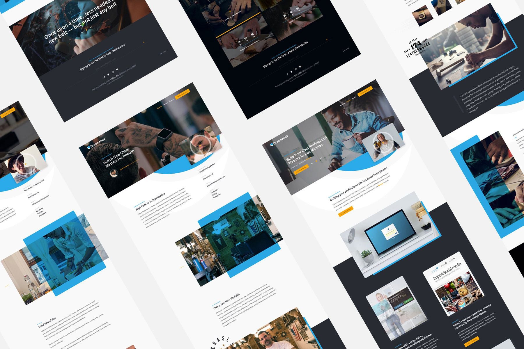 DreamHost website design development