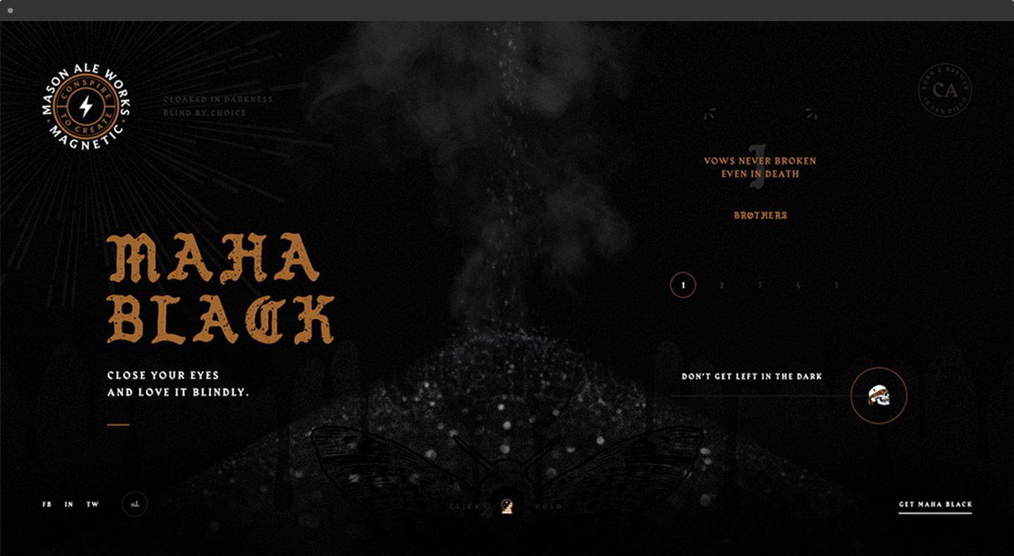 craft beer web design