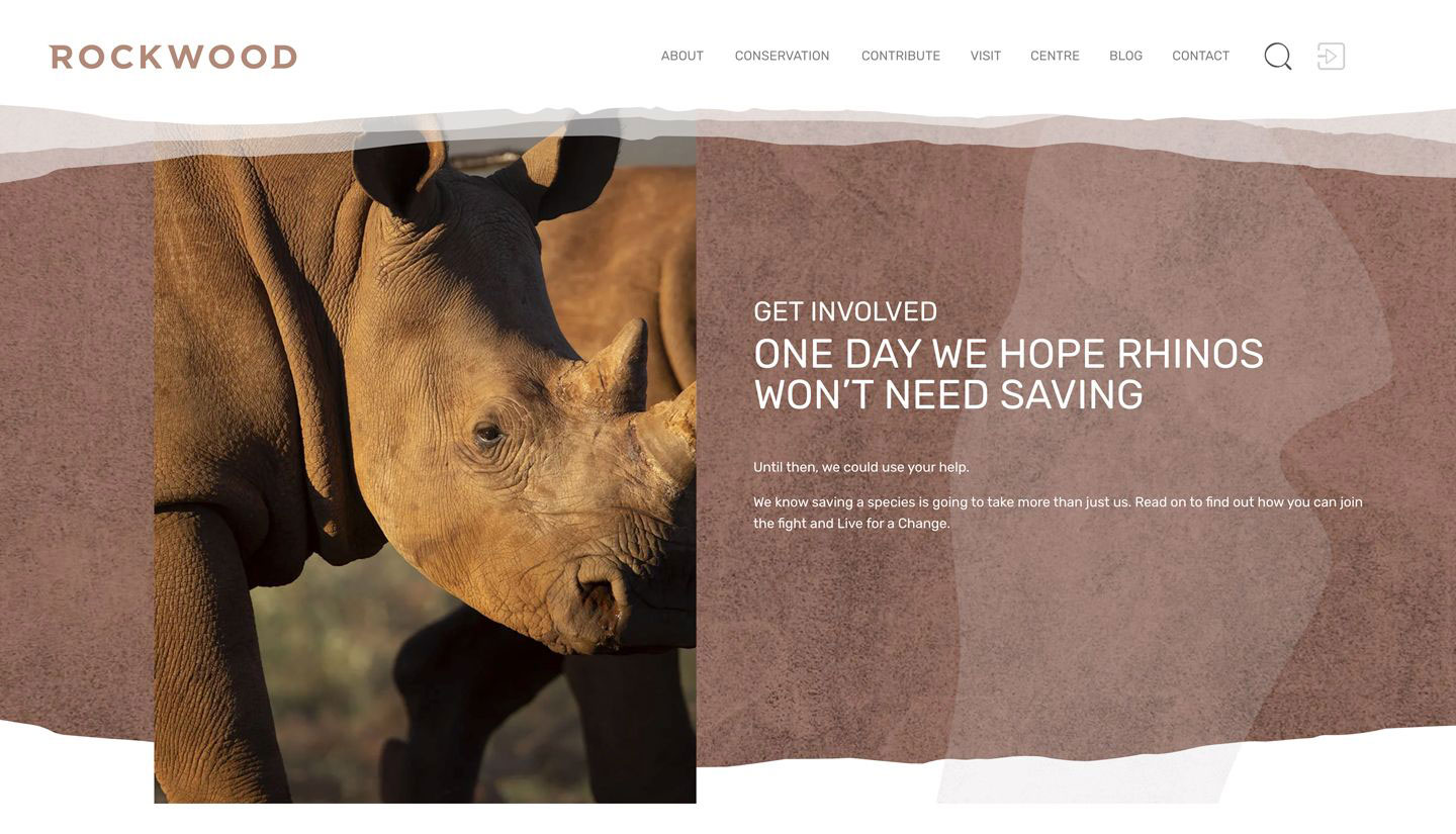 Rockwood conservation website design