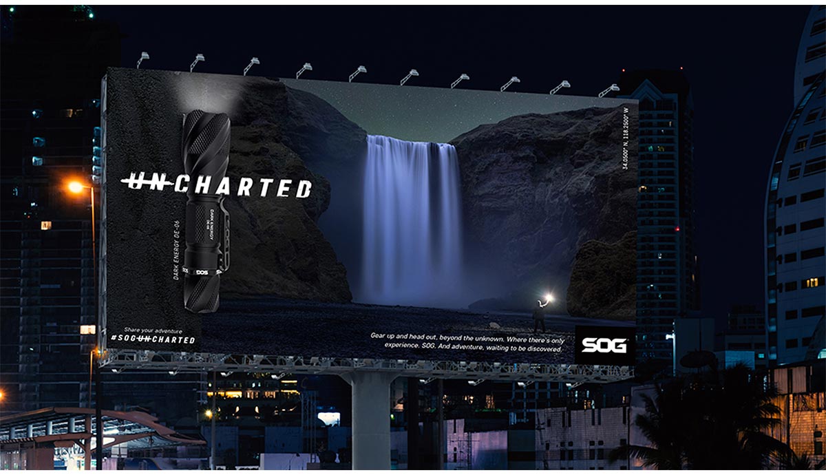 SOG Uncharted branding marketing campaign