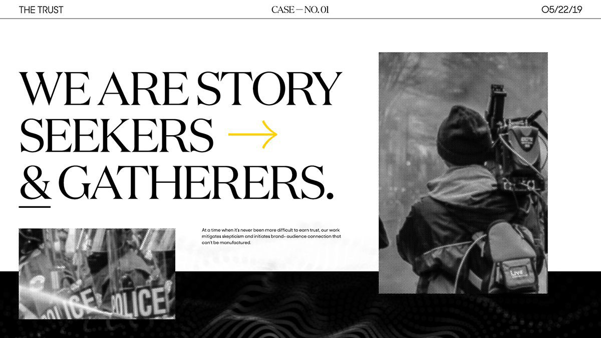 The Trust creative brand design