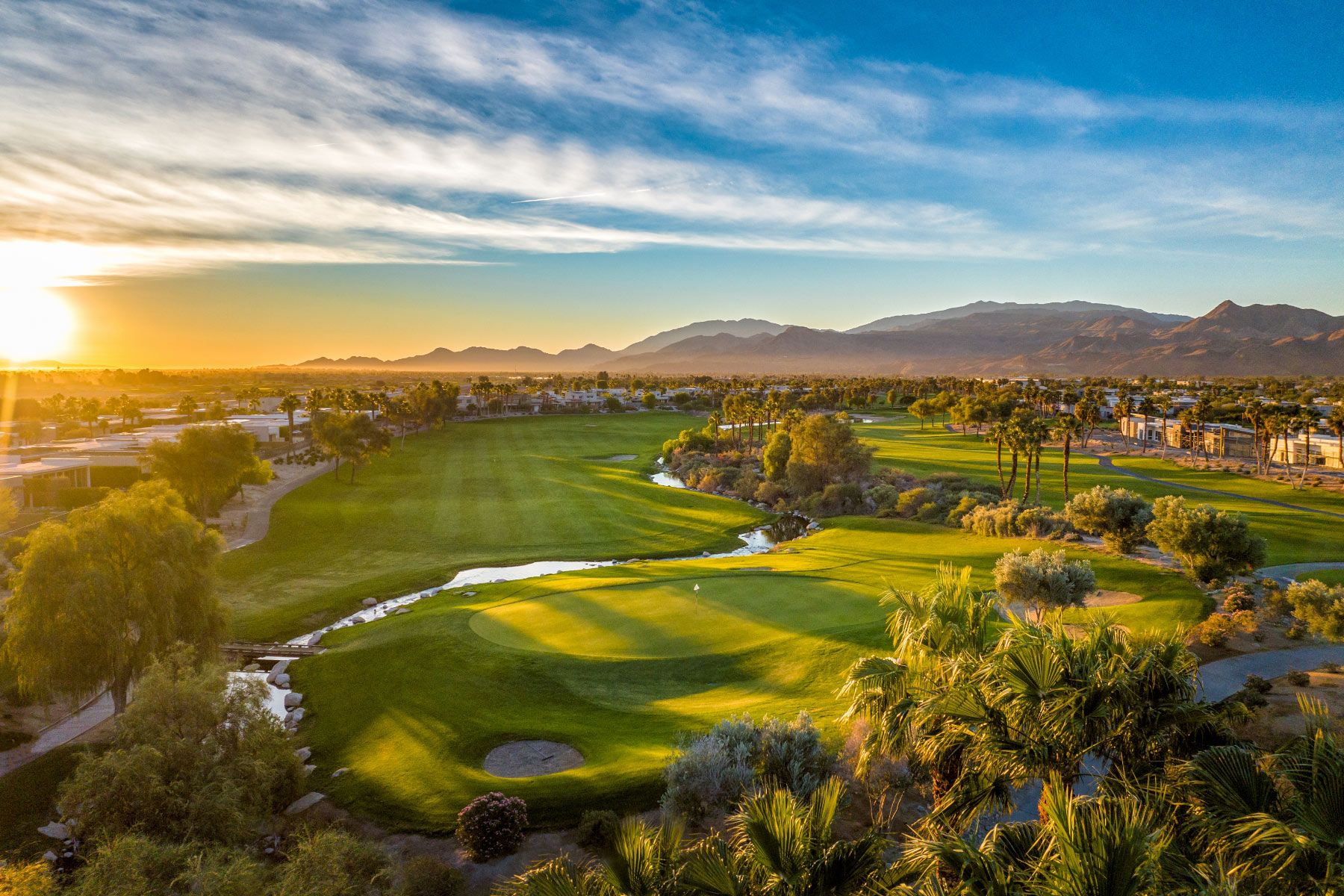aerial view escana golf course