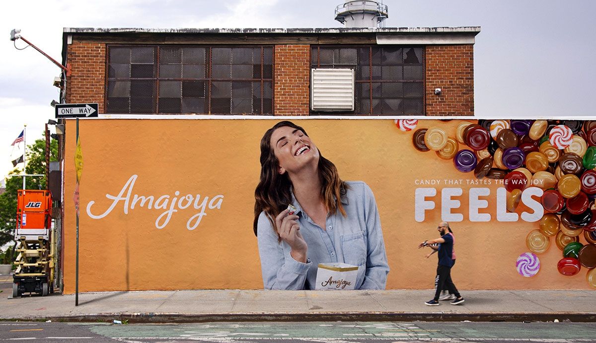 amajoya candy branding design