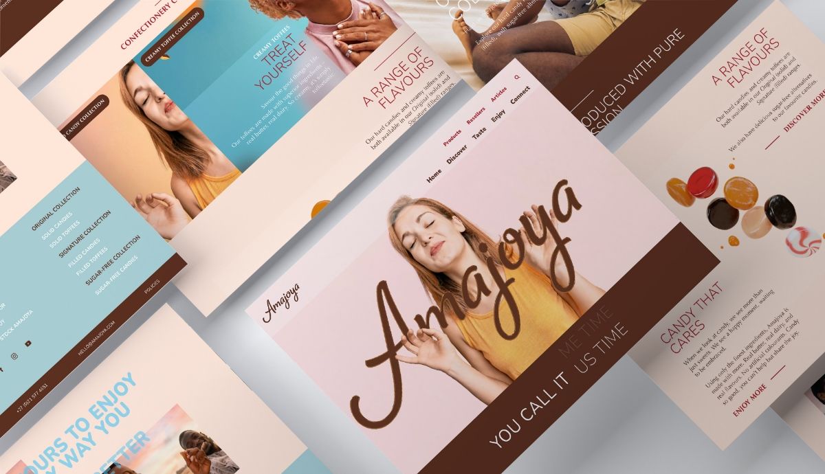amajoya candy website design